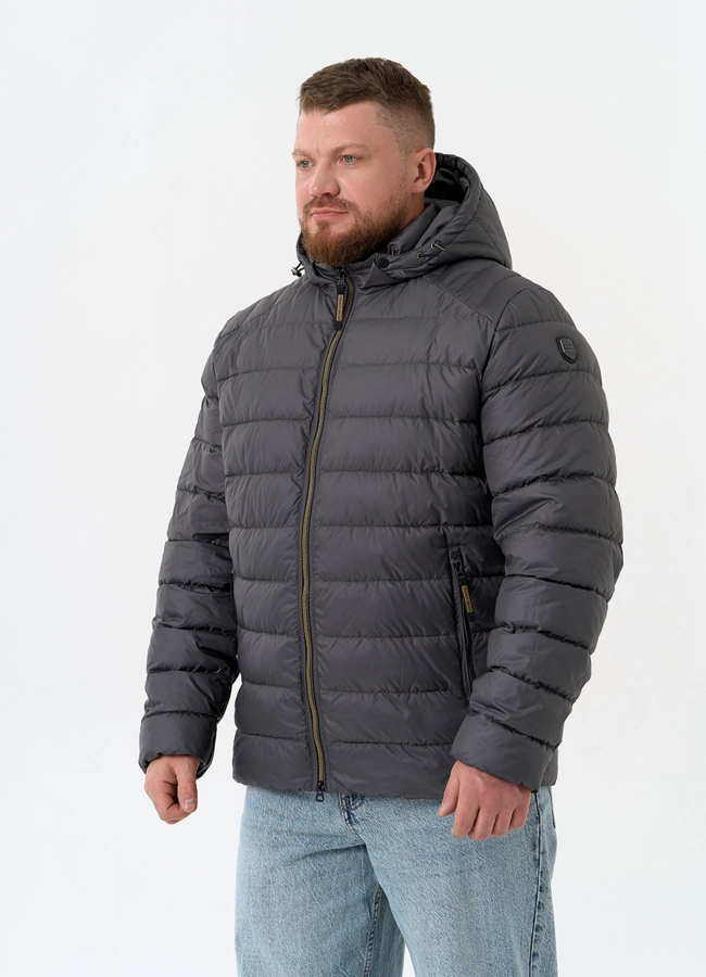 Куртка мужская с капюшоном модель № 32519 универмаг малина