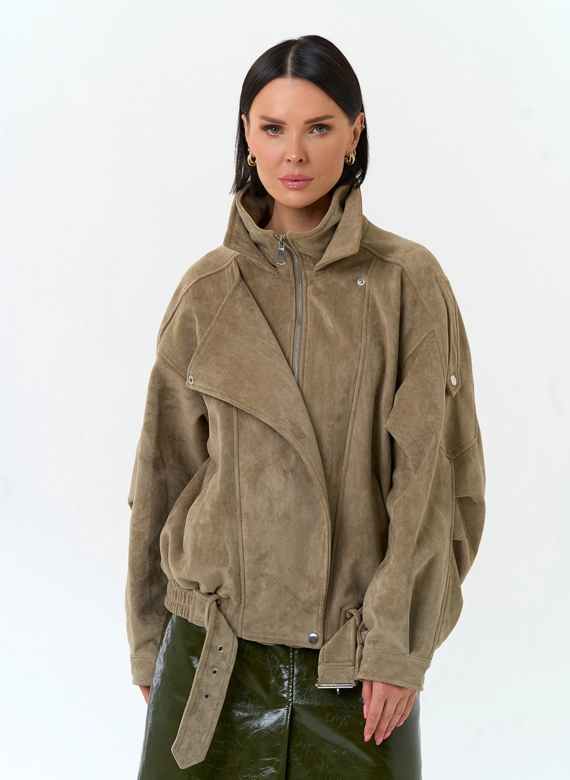 Женская куртка из эко замши
