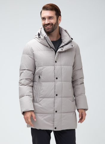 Мужской пуховик с капюшоном Мужской пуховик с капюшоном