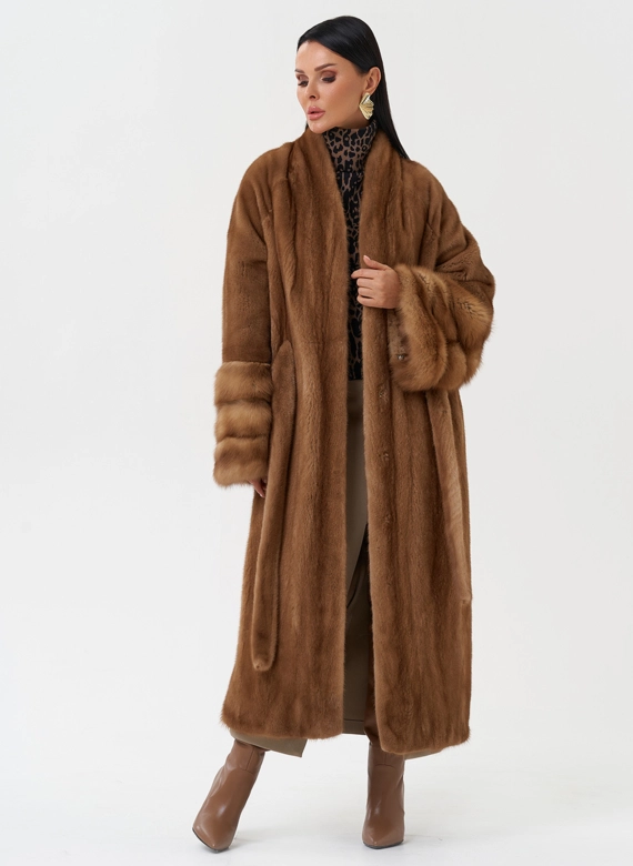 Женская шуба из скандинавской норки