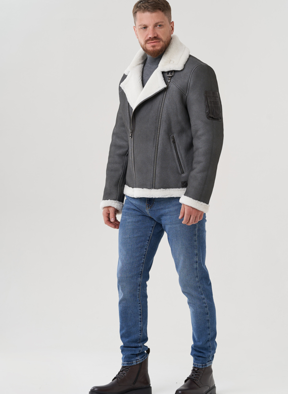 Дубленка мужская 