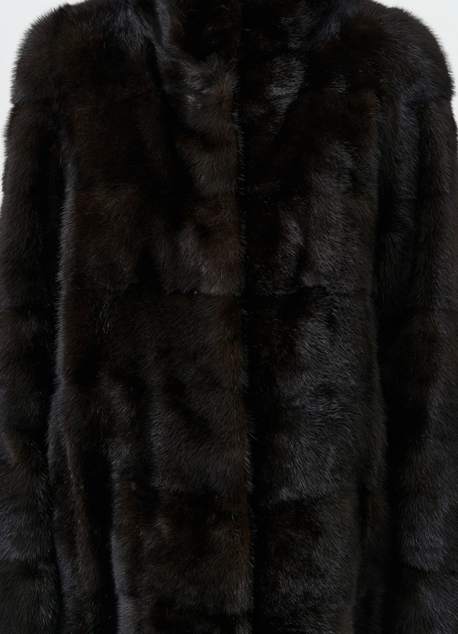 Шуба из меха норки модель № 25893 универмаг малина