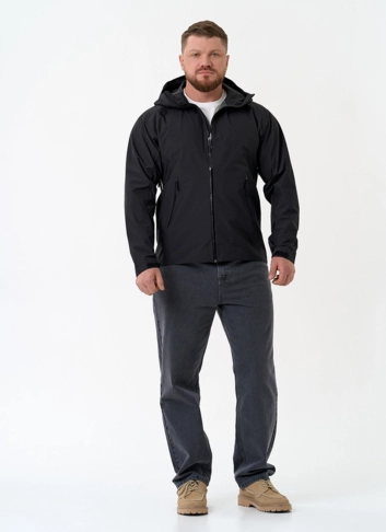 Мужская ветровка черного цвета