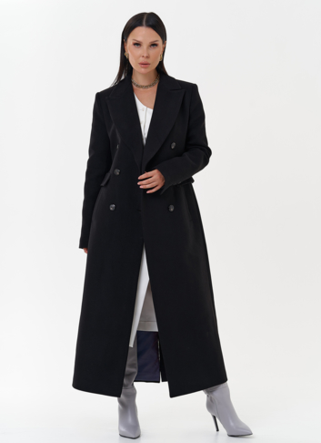 Классическое пальто с английским воротником